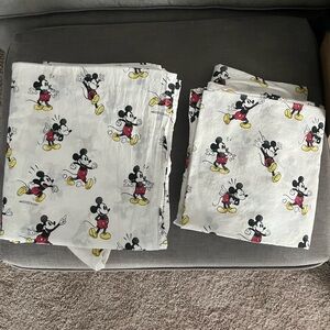 Pottery Barn Kids Mickey Mouse Sheet Set, Full